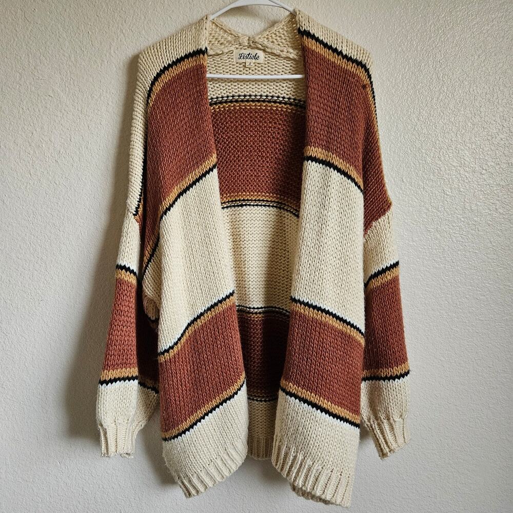 Listicle Oversized Sweater Cardigan Small